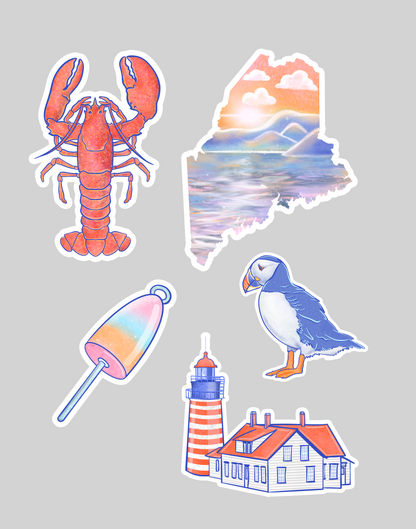 Coastal Maine Stickers