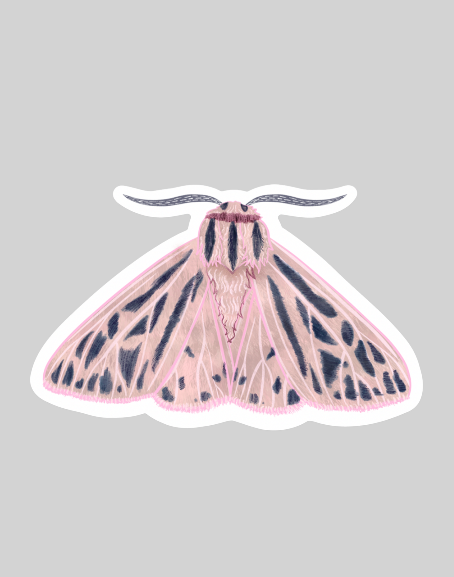 Tiger Moth Sticker