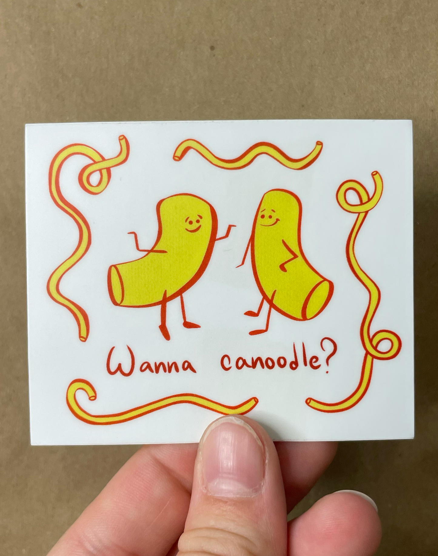 Wanna Canoodle Sticker