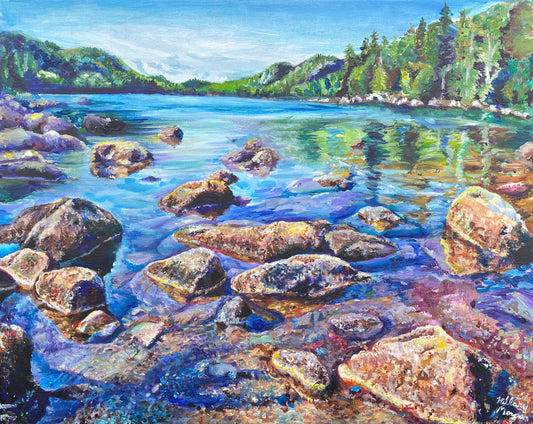 Acadia Landscape Painting Fine Art Giclee Print
