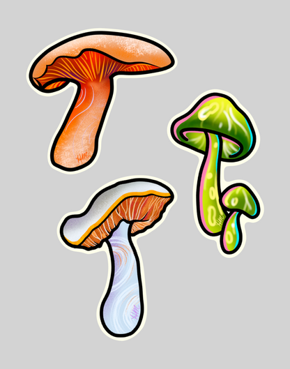 Mushroom Sticker Sheet 1